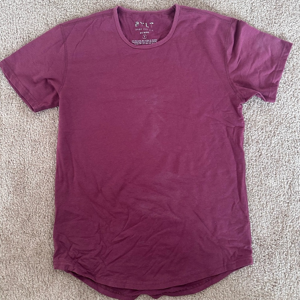 BYLT apparel maroon shirt